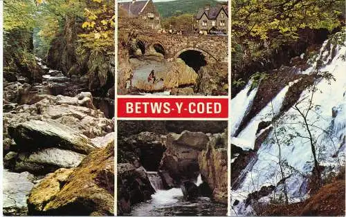 PC05972 Betws und Coed. Multi-View. Dennis and Sons Ltd