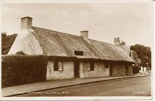 PC05304 Burns Cottage. Alloway. Ayr. Valentinstag. RP