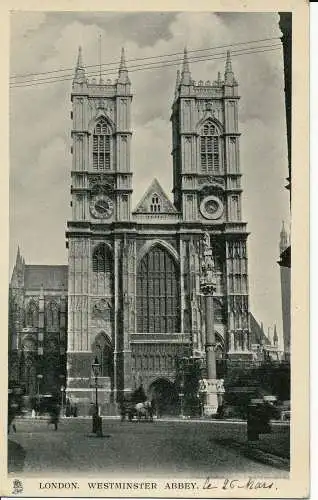 PC05677 London. Westminster Abbey. Tuck. Glanz 1075