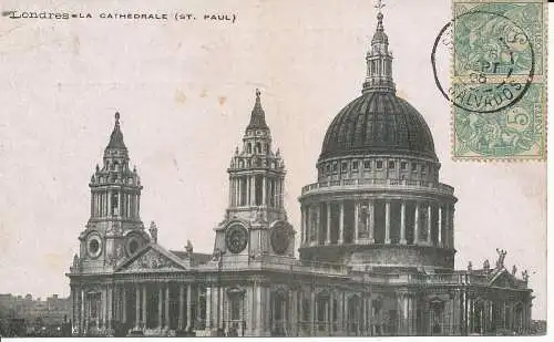 PC05418 London. St. Pauls Kathedrale. London. 1906