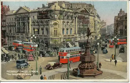 PC05544 Piccadilly Circus. London. 1939