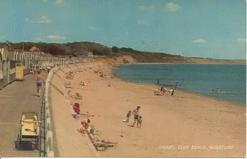 PC07241 Friars Cliff Beach. Mudeford. Lachs. Kamerafarbe