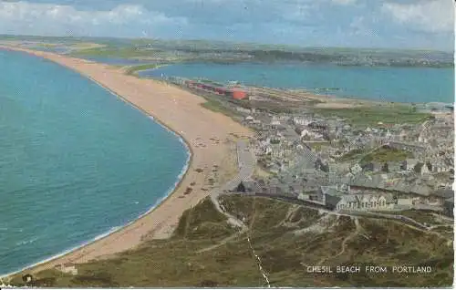 PC07146 Chesil Beach aus Portland. Lachs. Nr. 1050c. 1963