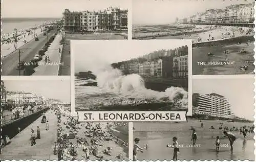 PC05380 St. Leonards on Sea. Multi-View. 1961. RP