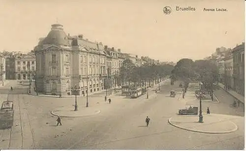 PC09061 Brüssel. Avenue Louise. Ern. Thill. Nels