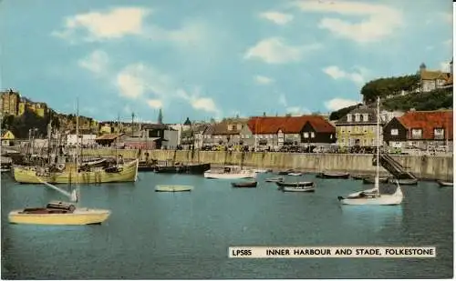 PC06126 Innenhafen und Stadion. Folkestone. 1962