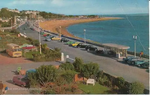 PC07082 Die Esplanade. Exmouth. Lachs. Kamerafarbe. 1975