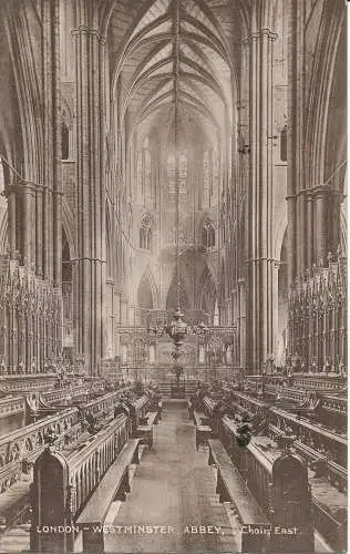 PC05574 London. Westminster Abbey. Chor. Lesco Serie. 1913