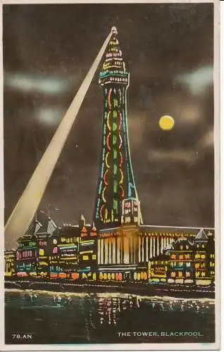 PC05050 Der Turm. Blackpool. 1952. RP