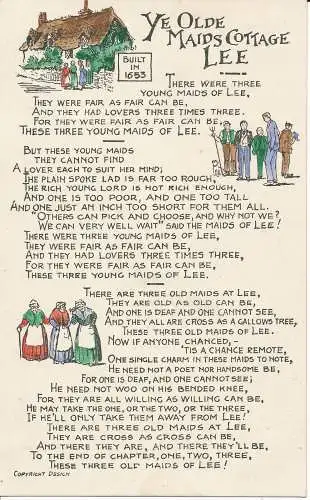 PC08397 Ye Olde Maids Cottage Lee