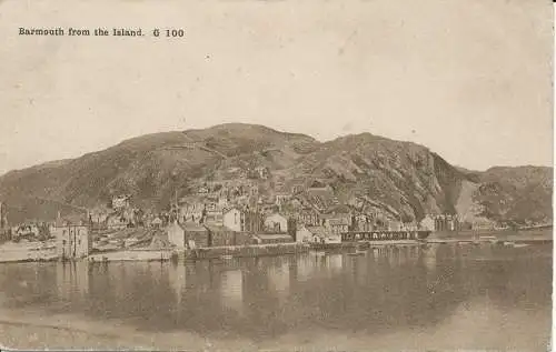 PC08526 Barmouth von der Insel. Grosvenor. 1919