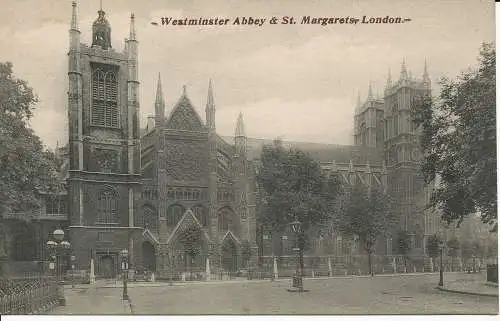 PC05599 Westminster Abbey. St. Margarets. London. Clarke und Davies