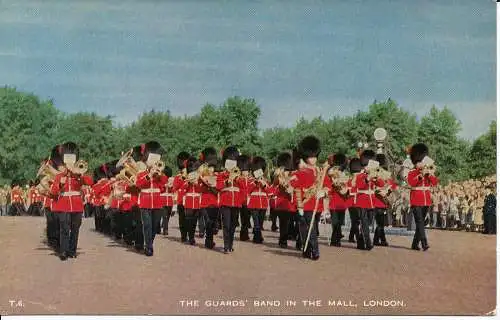 PC05874 Das Guards Band in the Mall. London. Valentinstag