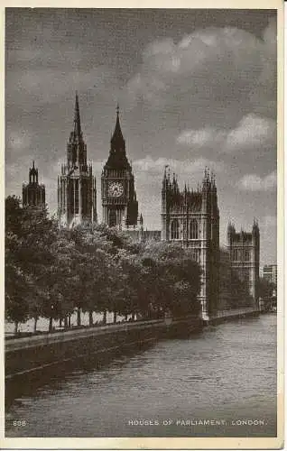 PC05771 Häuser des Parlaments. London. 1950