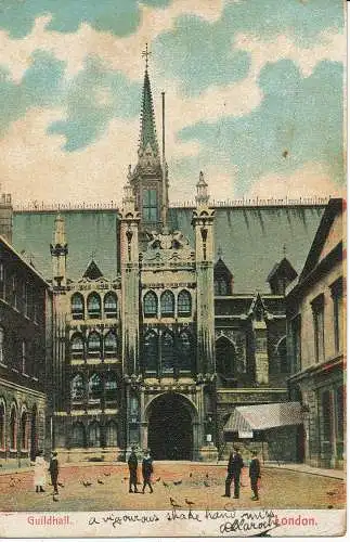 PC05722 Guildhall. London. 1905