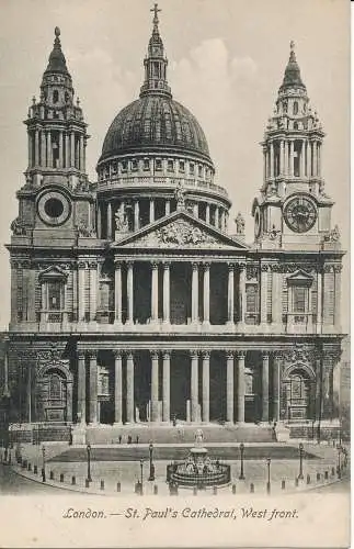 PC05495 London. St. Pauls Kathedrale. Fielder und Henderson