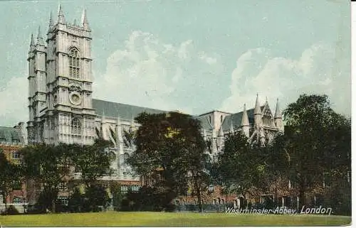 PC05786 Westminster Abbey. London. E. Gordon Smith