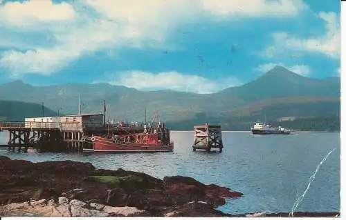 PC07153 Der Glen Sannox nähert sich dem Brodick Pier. Isle of Arran. Nr. PT36354. 197