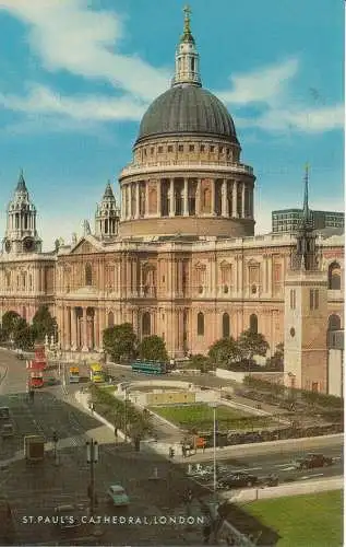 PC07058 St. Pauls Kathedrale. London. Lachs. 1972