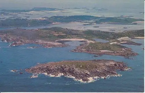 PC07353 Bryher und Tresco. Scilly aus dem Westen. F. E. Gibson. Natürliche Farbe Se