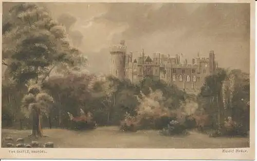 PC08447 Das Schloss. Arundel. Ewart Baker