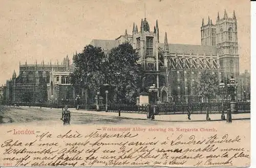 PC05600 London. Westminster Abbey. St. Margaretenkirche. 1902