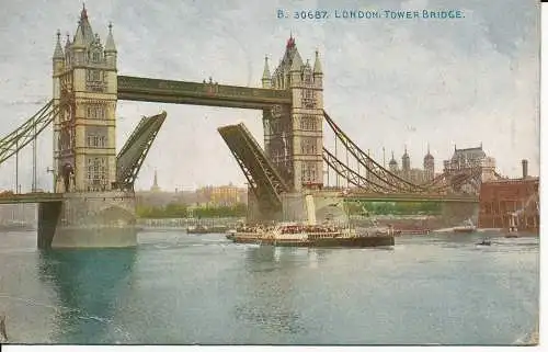 PC05807 London. Turmbrücke. Photochrom Co 30687