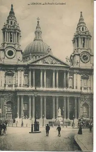 PC05420 London. St. Pauls Kathedrale. Postkarte