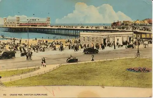 PC08653 Grand Pier. Weston Super Mare. Dearden und Wade. Nr. 832. 1956