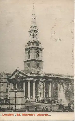 PC05480 London. St. Martins Kirche. 1906