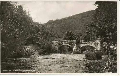 PC04903 Fingle Bridge. Dartmoor. RP. Harvey Barton and Son Ltd