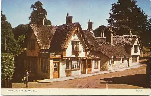 PC06292 Shanklin. Altes Dorf. I.W. 1960