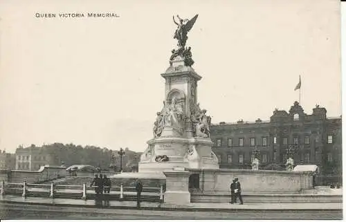 PC05837 Queen Victoria Memorial. London. W.E.M.W. Postkarte