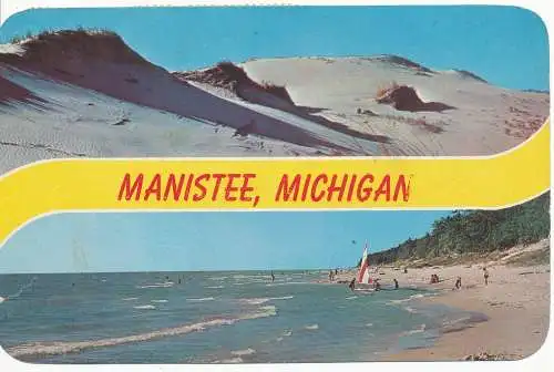 PC11301 Manistee. Michigan. Lake Michigan. Penrod. 1966