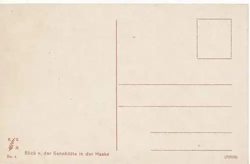 PC10366 Blick in. der Sennhutte in der Haake. Nr. 4
