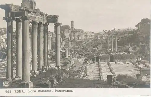PC09073 Rom. Forum Romanum. Panorama. Nr. P.G. Nr. 792