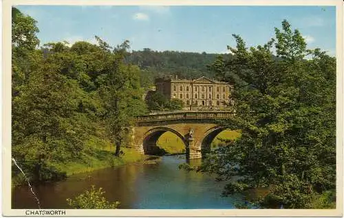 PC06287 Chatsworth. Postkarte