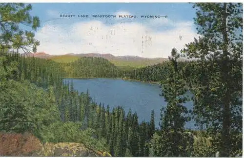 PC11221 Beauty Lake. Beartooth Plateau. Wyoming. Kroop. Nr. 8