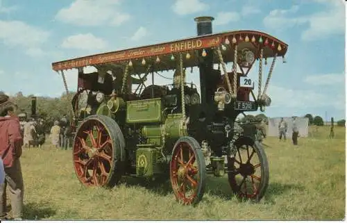 PC07159 Aveling und Porter Showmans Traktor Nr. 7612. Lachs. 1979