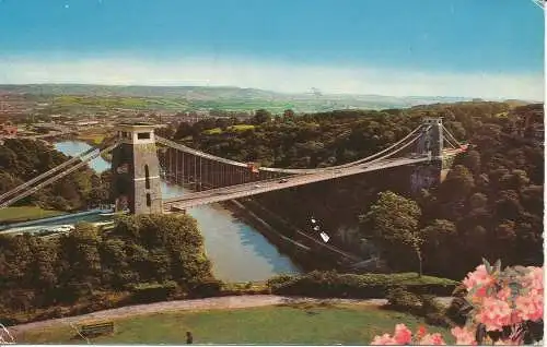 PC07124 Clifton Hängebrücke. Bristol. Fotopräzigkeit. Colourmaster. Kein PT