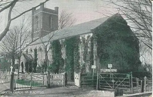 PC08513 Thornton Church. Nr. Blackpool. A. P. und S. Advance