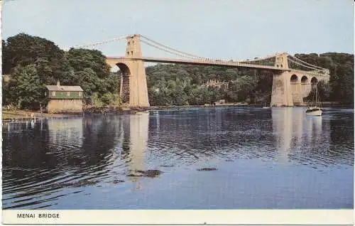 PC06068 Menai-Brücke. 1970. Jarrold and Sons Ltd