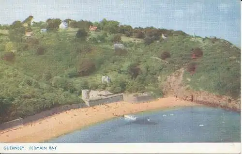 PC08538 Guernsey. Fermain Bay. Photochrom