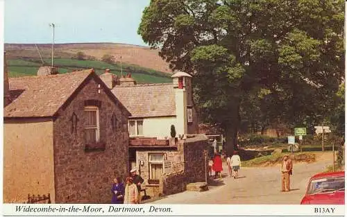 PC06153 Widecombe im Moor. Dartmoor. Devon. H. Barton