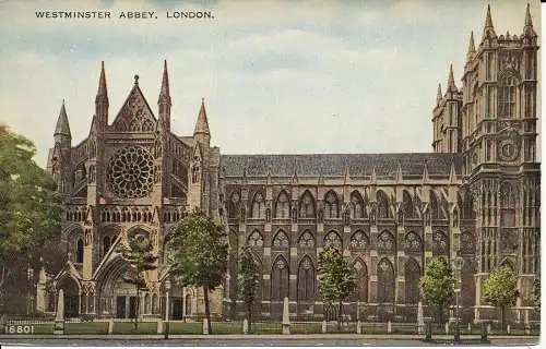 PC05679 Westminster Abbey. London. Valentine 16801