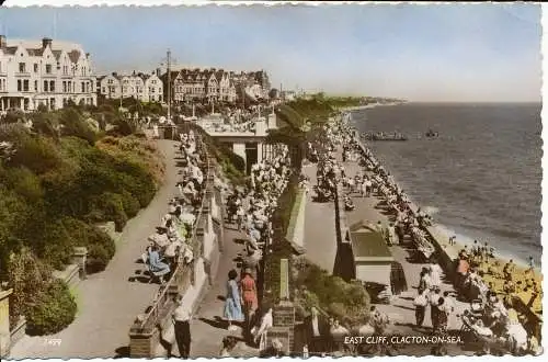 PC05270 East Cliff. Clacton auf See. Nene Serie. 1960. RP