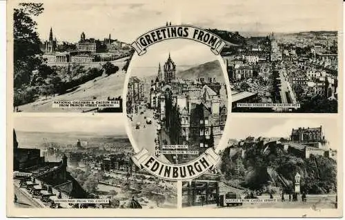 PC06038 Edinburgh. Multi-View. 1960