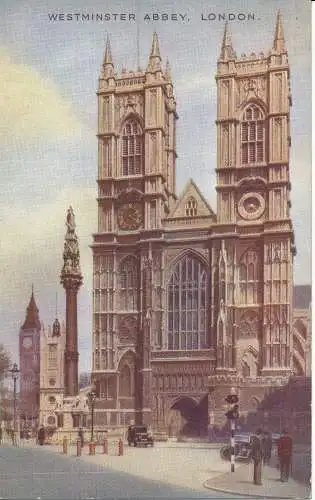 PC04225 Westminster Abbey. London. D.F. und S