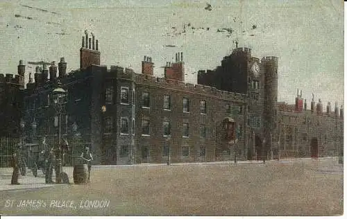 PC05813 St. James Palace. London. 1908