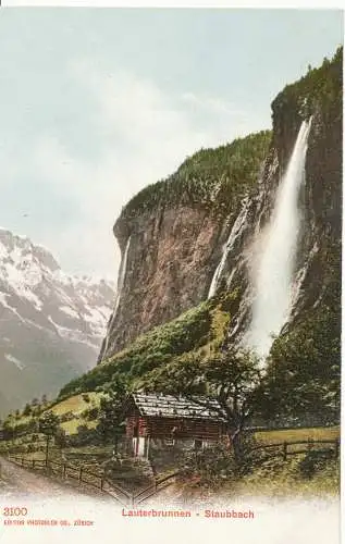 PC10421 Lauterbrunnen. Staubbach. Photoglob. Nr. 3100